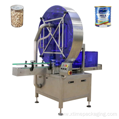 Rotary two heads flavor powder filling seaming machine